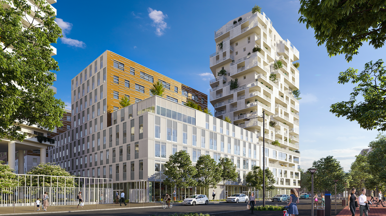 L'Agora Business développera plus de 15 100 m² de bureaux rue Gustave Delory à Lille. Livraison : 2026